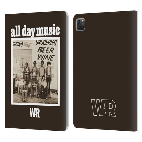 War Graphics All Day Music Album Leather Book Wallet Case Cover For Apple iPad Pro 11 2020 / 2021 / 2022