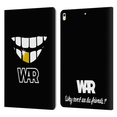War Graphics Why Can't We Be Friends? Leather Book Wallet Case Cover For Apple iPad Pro 10.5 (2017)