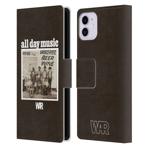 War Graphics All Day Music Album Leather Book Wallet Case Cover For Apple iPhone 11