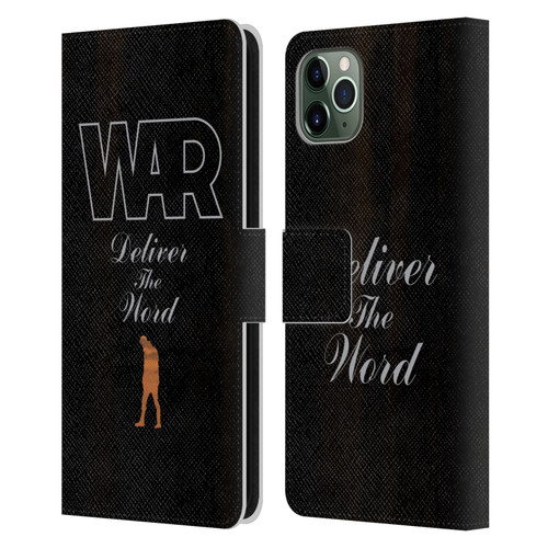 War Graphics Deliver The World Leather Book Wallet Case Cover For Apple iPhone 11 Pro Max