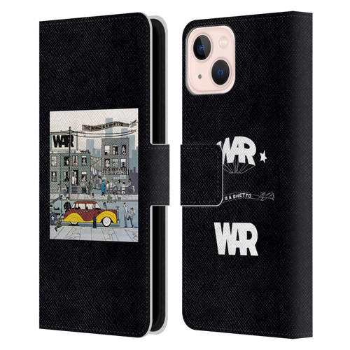 War Graphics The World Is A Ghetto Album Leather Book Wallet Case Cover For Apple iPhone 13