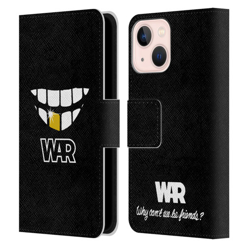 War Graphics Why Can't We Be Friends? Leather Book Wallet Case Cover For Apple iPhone 13 Mini