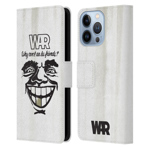 War Graphics Friends Art Leather Book Wallet Case Cover For Apple iPhone 13 Pro