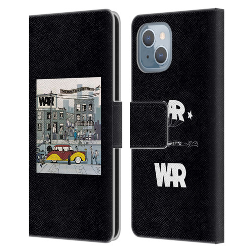 War Graphics The World Is A Ghetto Album Leather Book Wallet Case Cover For Apple iPhone 14