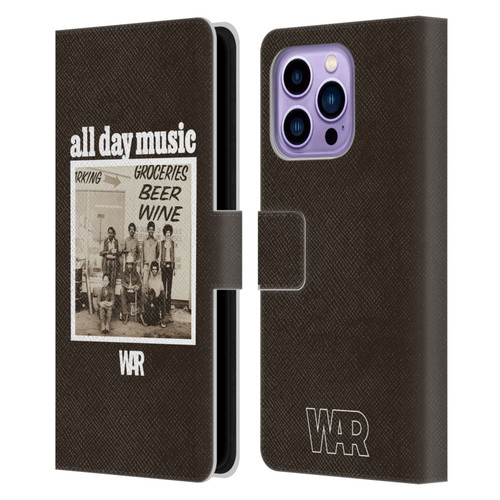 War Graphics All Day Music Album Leather Book Wallet Case Cover For Apple iPhone 14 Pro Max