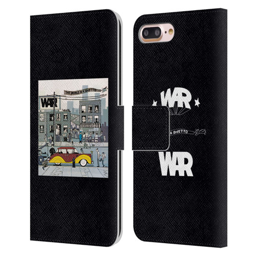 War Graphics The World Is A Ghetto Album Leather Book Wallet Case Cover For Apple iPhone 7 Plus / iPhone 8 Plus