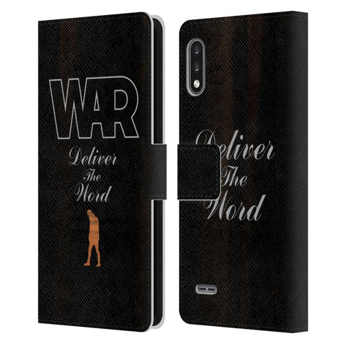 War Graphics Deliver The World Leather Book Wallet Case Cover For LG K22