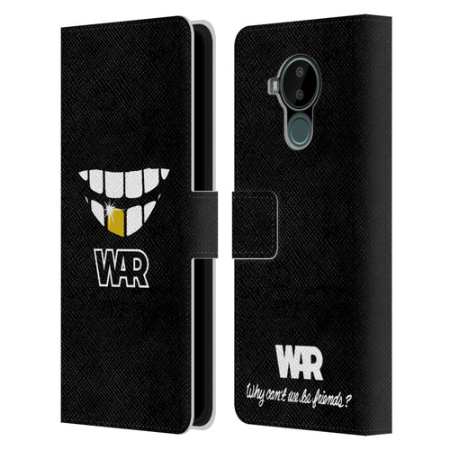 War Graphics Why Can't We Be Friends? Leather Book Wallet Case Cover For Nokia C30
