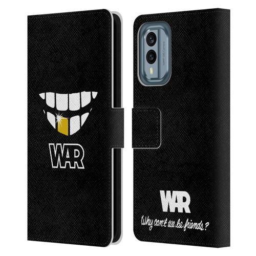War Graphics Why Can't We Be Friends? Leather Book Wallet Case Cover For Nokia X30