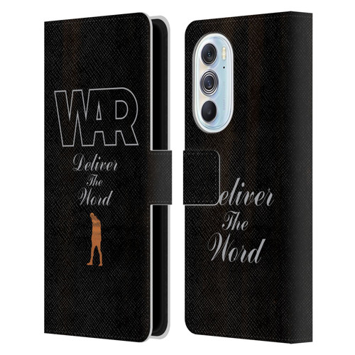 War Graphics Deliver The World Leather Book Wallet Case Cover For Motorola Edge X30