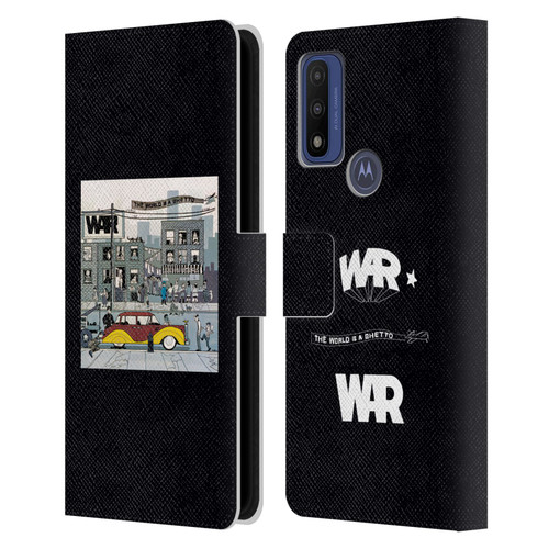War Graphics The World Is A Ghetto Album Leather Book Wallet Case Cover For Motorola G Pure