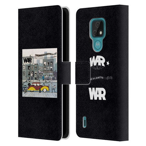 War Graphics The World Is A Ghetto Album Leather Book Wallet Case Cover For Motorola Moto E7