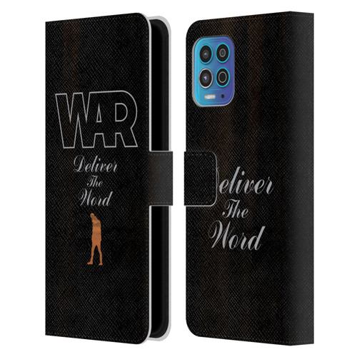 War Graphics Deliver The World Leather Book Wallet Case Cover For Motorola Moto G100