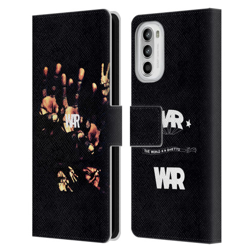 War Graphics Album Art Leather Book Wallet Case Cover For Motorola Moto G52