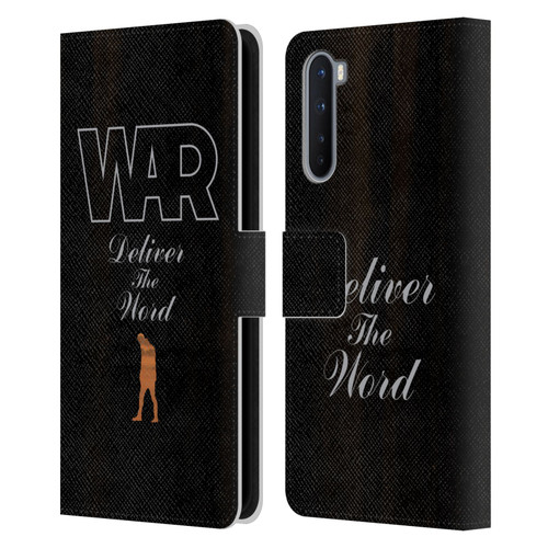 War Graphics Deliver The World Leather Book Wallet Case Cover For OnePlus Nord 5G