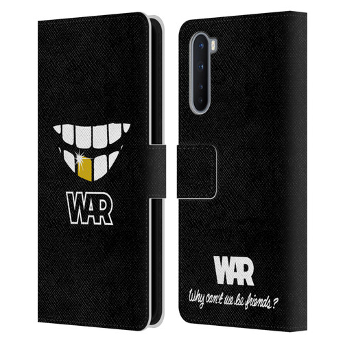 War Graphics Why Can't We Be Friends? Leather Book Wallet Case Cover For OnePlus Nord 5G