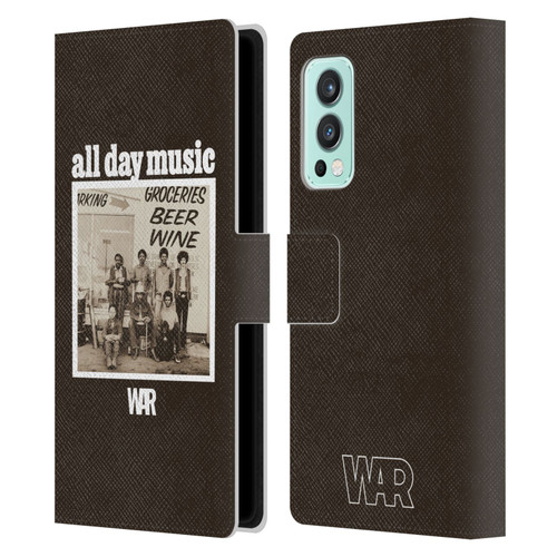 War Graphics All Day Music Album Leather Book Wallet Case Cover For OnePlus Nord 2 5G