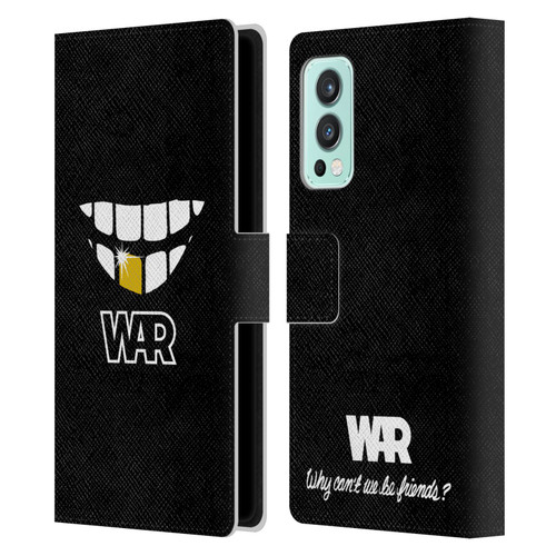 War Graphics Why Can't We Be Friends? Leather Book Wallet Case Cover For OnePlus Nord 2 5G