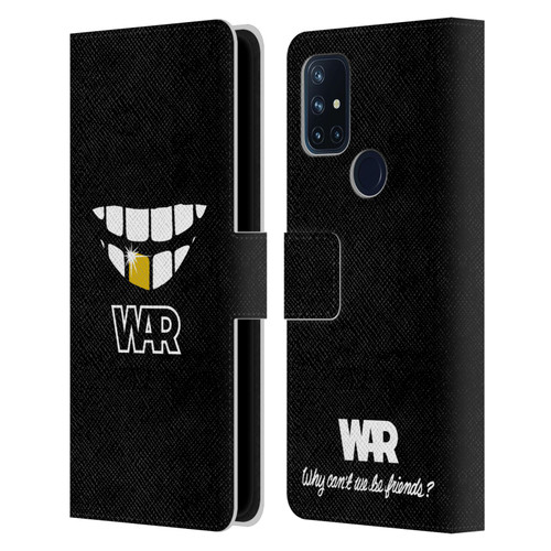 War Graphics Why Can't We Be Friends? Leather Book Wallet Case Cover For OnePlus Nord N10 5G