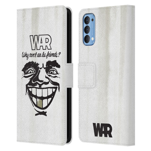 War Graphics Friends Art Leather Book Wallet Case Cover For OPPO Reno 4 5G