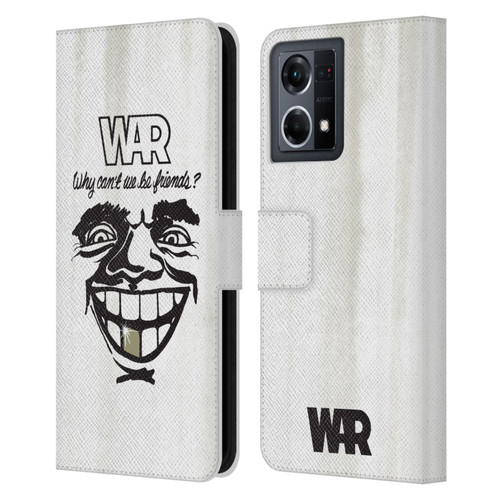War Graphics Friends Art Leather Book Wallet Case Cover For OPPO Reno8 4G