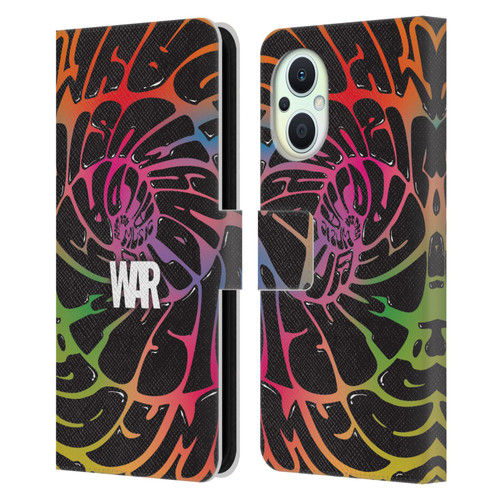 War Graphics All Day Colorful Leather Book Wallet Case Cover For OPPO Reno8 Lite