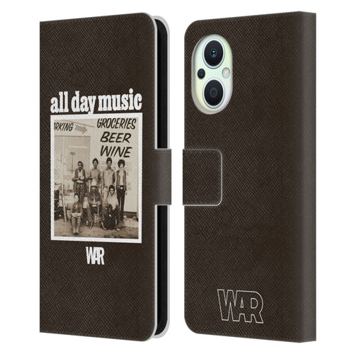 War Graphics All Day Music Album Leather Book Wallet Case Cover For OPPO Reno8 Lite