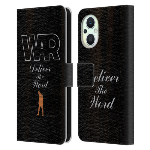 War Graphics Deliver The World Leather Book Wallet Case Cover For OPPO Reno8 Lite