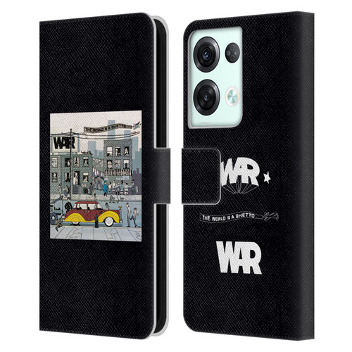 War Graphics The World Is A Ghetto Album Leather Book Wallet Case Cover For OPPO Reno8 Pro