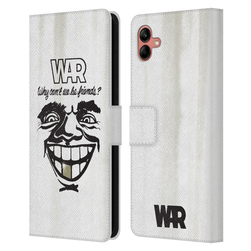 War Graphics Friends Art Leather Book Wallet Case Cover For Samsung Galaxy A04 (2022)