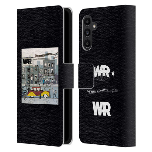 War Graphics The World Is A Ghetto Album Leather Book Wallet Case Cover For Samsung Galaxy A13 5G (2021)