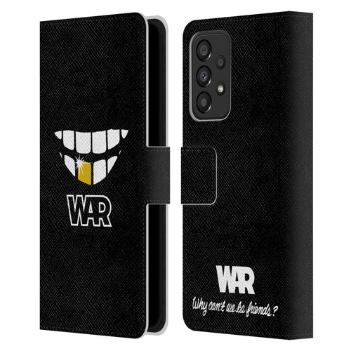 War Graphics Why Can't We Be Friends? Leather Book Wallet Case Cover For Samsung Galaxy A33 5G (2022)