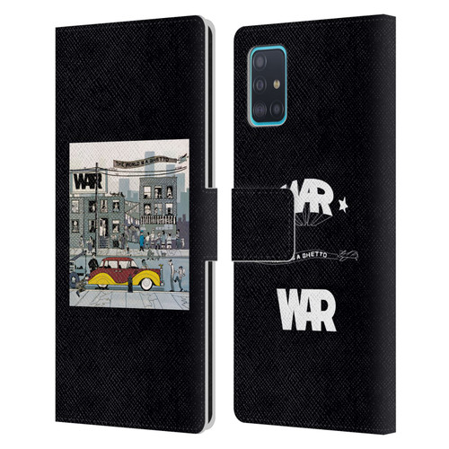 War Graphics The World Is A Ghetto Album Leather Book Wallet Case Cover For Samsung Galaxy A51 (2019)