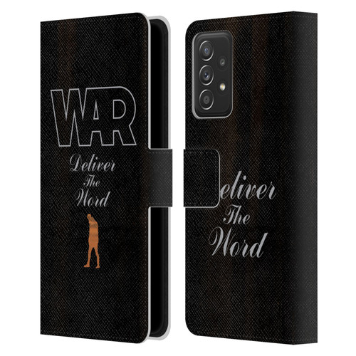 War Graphics Deliver The World Leather Book Wallet Case Cover For Samsung Galaxy A53 5G (2022)