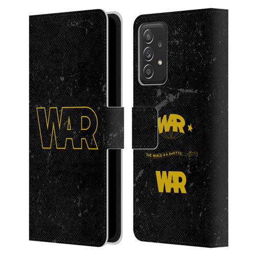 War Graphics Logo Leather Book Wallet Case Cover For Samsung Galaxy A53 5G (2022)