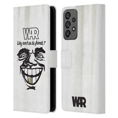 War Graphics Friends Art Leather Book Wallet Case Cover For Samsung Galaxy A73 5G (2022)