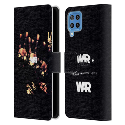 War Graphics Album Art Leather Book Wallet Case Cover For Samsung Galaxy F22 (2021)