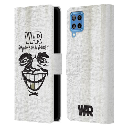 War Graphics Friends Art Leather Book Wallet Case Cover For Samsung Galaxy F22 (2021)