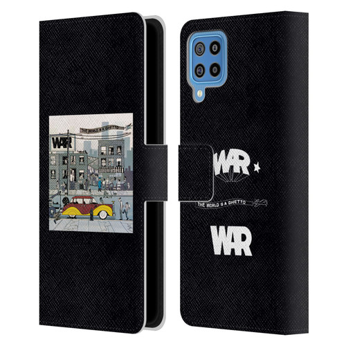 War Graphics The World Is A Ghetto Album Leather Book Wallet Case Cover For Samsung Galaxy F22 (2021)