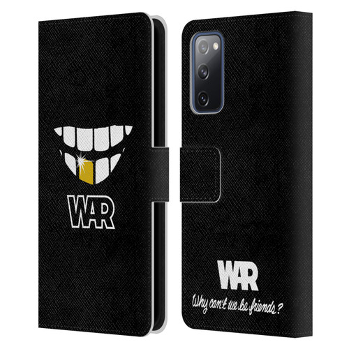 War Graphics Why Can't We Be Friends? Leather Book Wallet Case Cover For Samsung Galaxy S20 FE / 5G