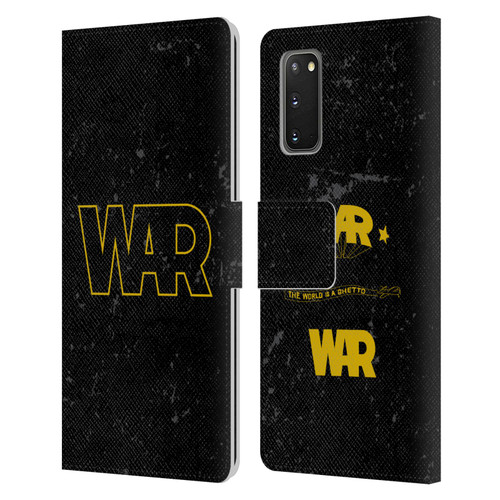 War Graphics Logo Leather Book Wallet Case Cover For Samsung Galaxy S20 / S20 5G