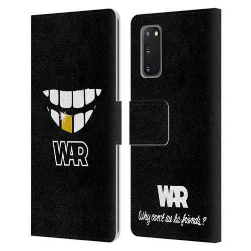 War Graphics Why Can't We Be Friends? Leather Book Wallet Case Cover For Samsung Galaxy S20 / S20 5G