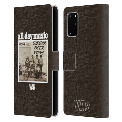 War Graphics All Day Music Album Leather Book Wallet Case Cover For Samsung Galaxy S20+ / S20+ 5G