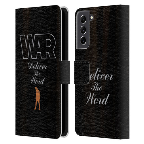 War Graphics Deliver The World Leather Book Wallet Case Cover For Samsung Galaxy S21 FE 5G