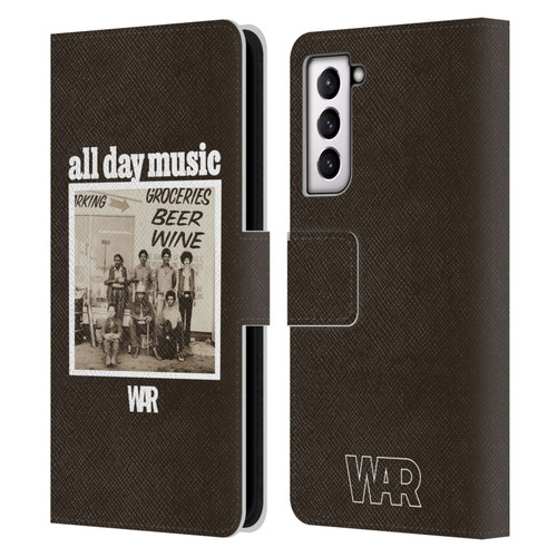 War Graphics All Day Music Album Leather Book Wallet Case Cover For Samsung Galaxy S21 5G