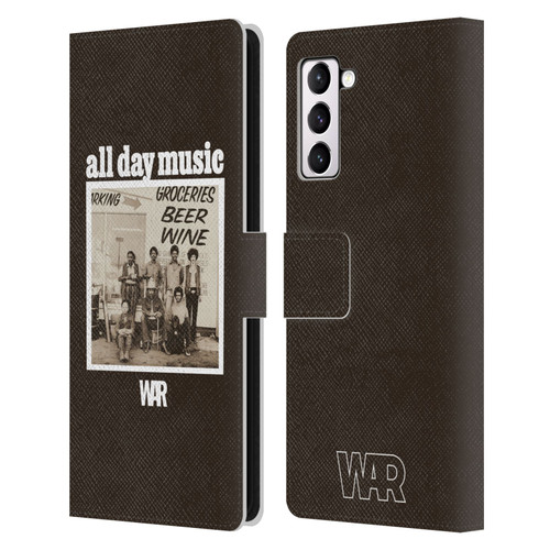 War Graphics All Day Music Album Leather Book Wallet Case Cover For Samsung Galaxy S21+ 5G