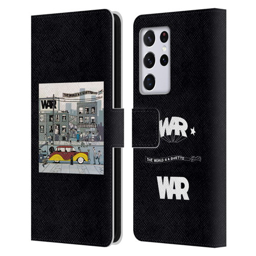 War Graphics The World Is A Ghetto Album Leather Book Wallet Case Cover For Samsung Galaxy S21 Ultra 5G