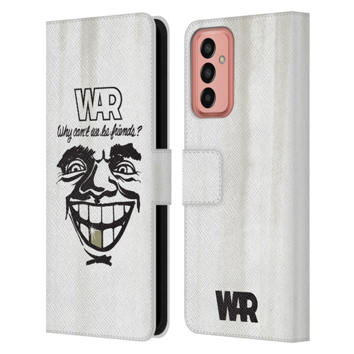 War Graphics Friends Art Leather Book Wallet Case Cover For Samsung Galaxy M13 (2022)