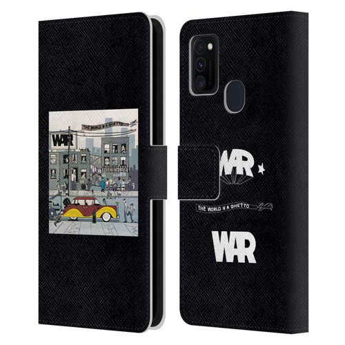 War Graphics The World Is A Ghetto Album Leather Book Wallet Case Cover For Samsung Galaxy M30s (2019)/M21 (2020)