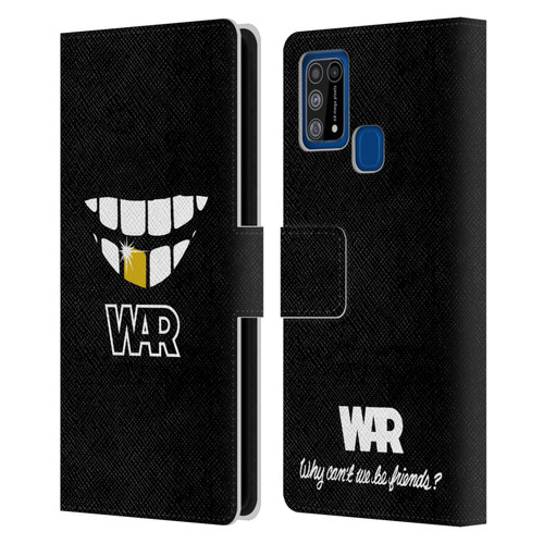 War Graphics Why Can't We Be Friends? Leather Book Wallet Case Cover For Samsung Galaxy M31 (2020)